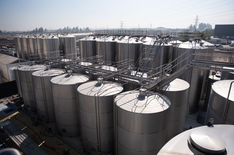 Vinagres para usos industriales · estanques
